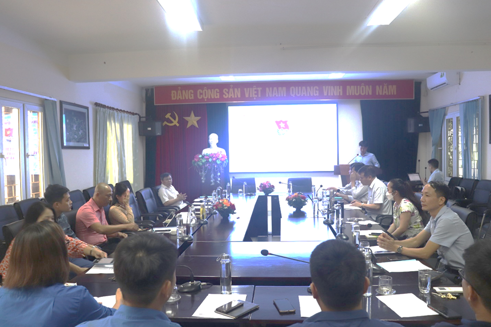 Toàn cảnh đại hội chi đoàn Trung tâm Nghiên cứu Lâm sản ngoài gỗ