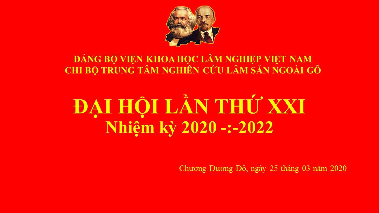 Đại hội Chi bộ Trung tâm lần thứ XXI nhiệm kỳ 2020 - 2022